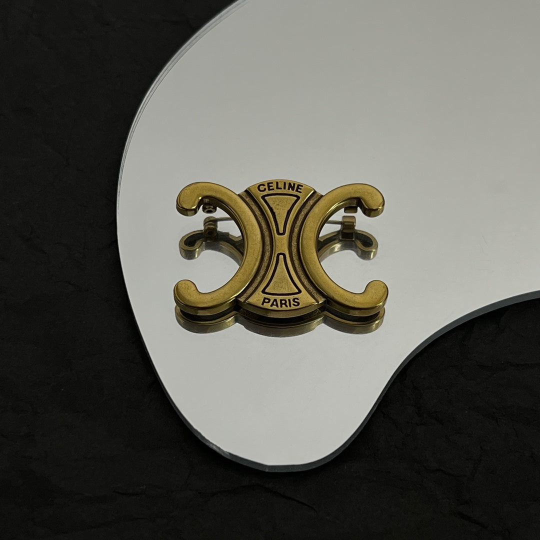 Celine Triomphe Vintage Brooch