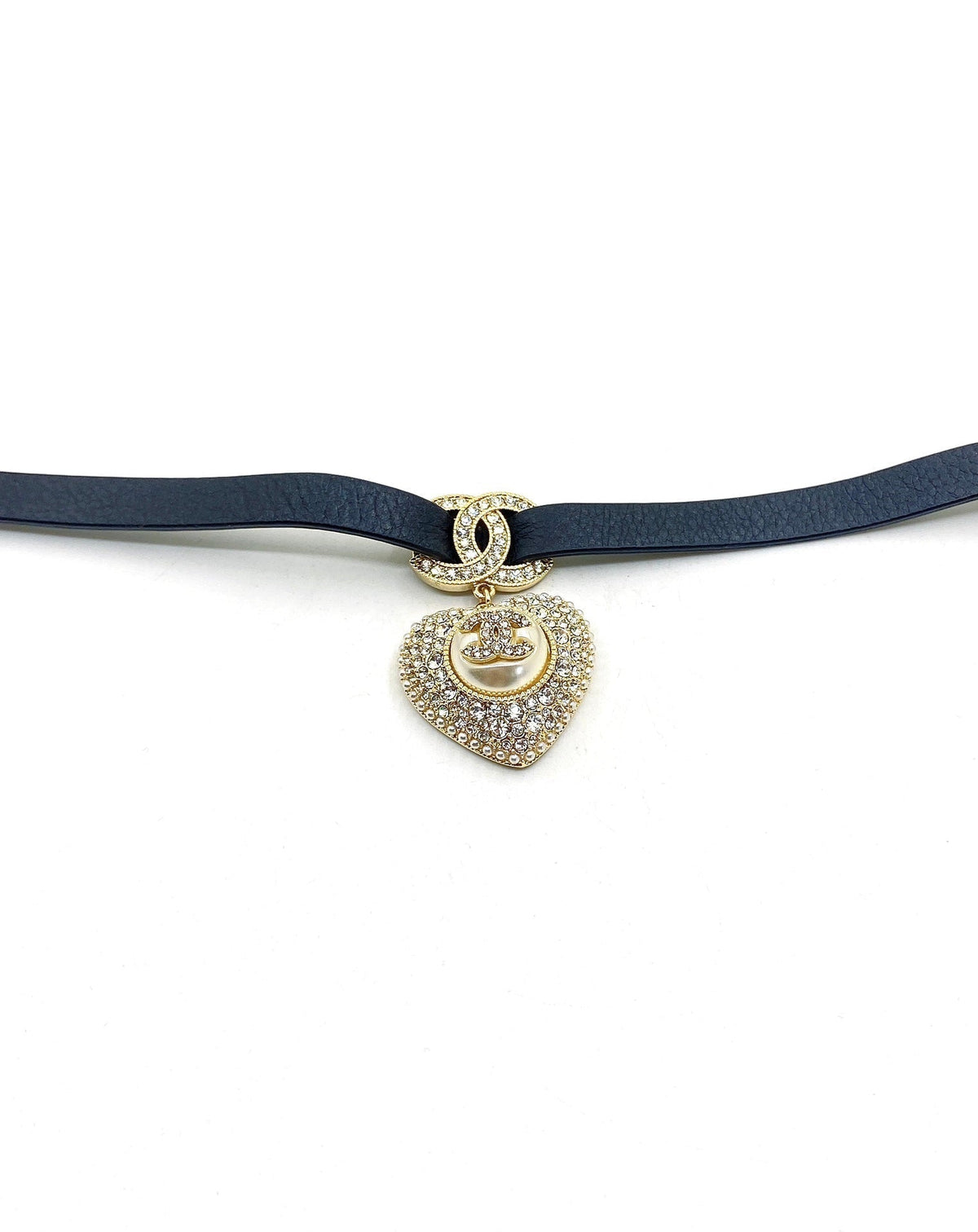 Chanel 2021 Leather Choker Necklace