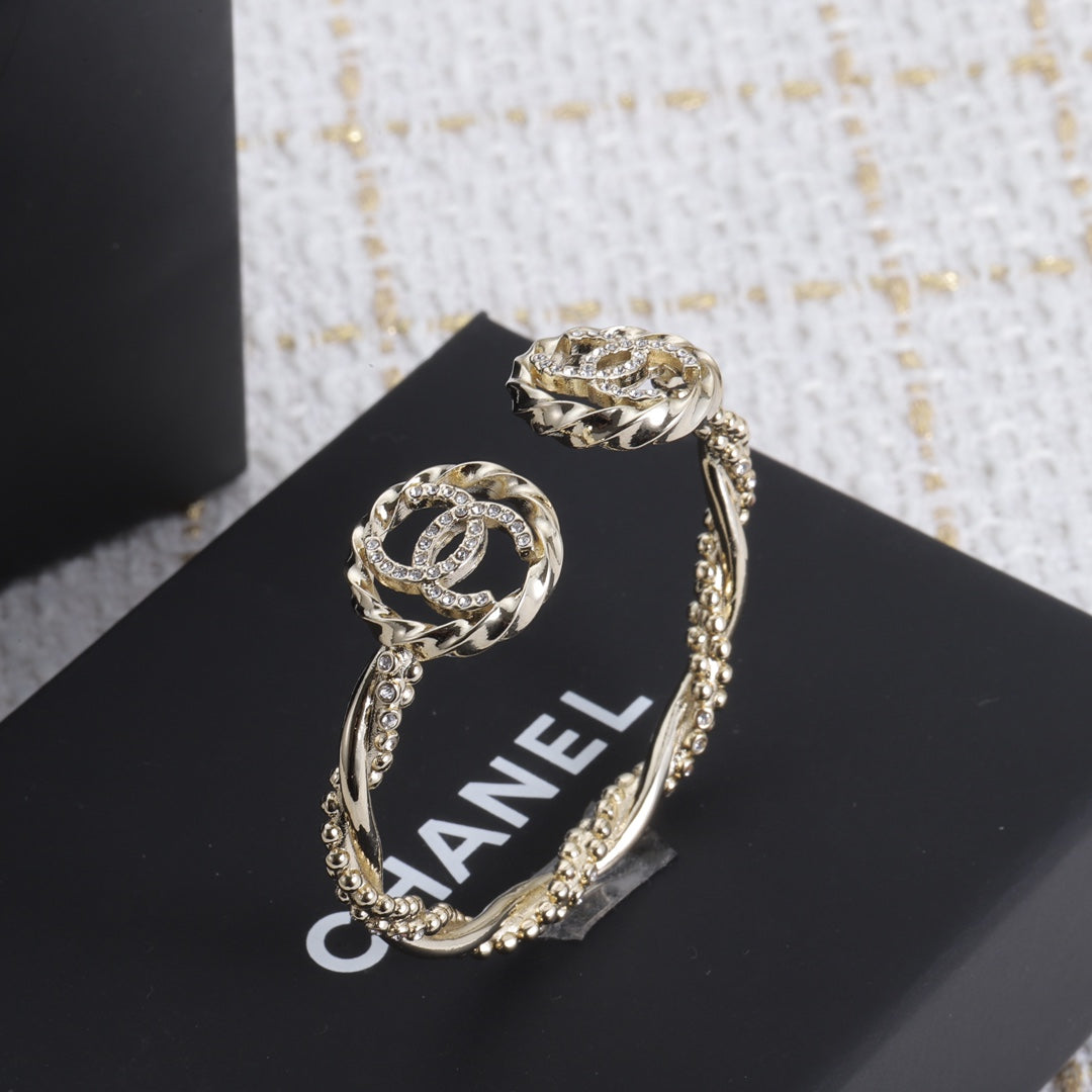 Chanel Double Open Bracelet