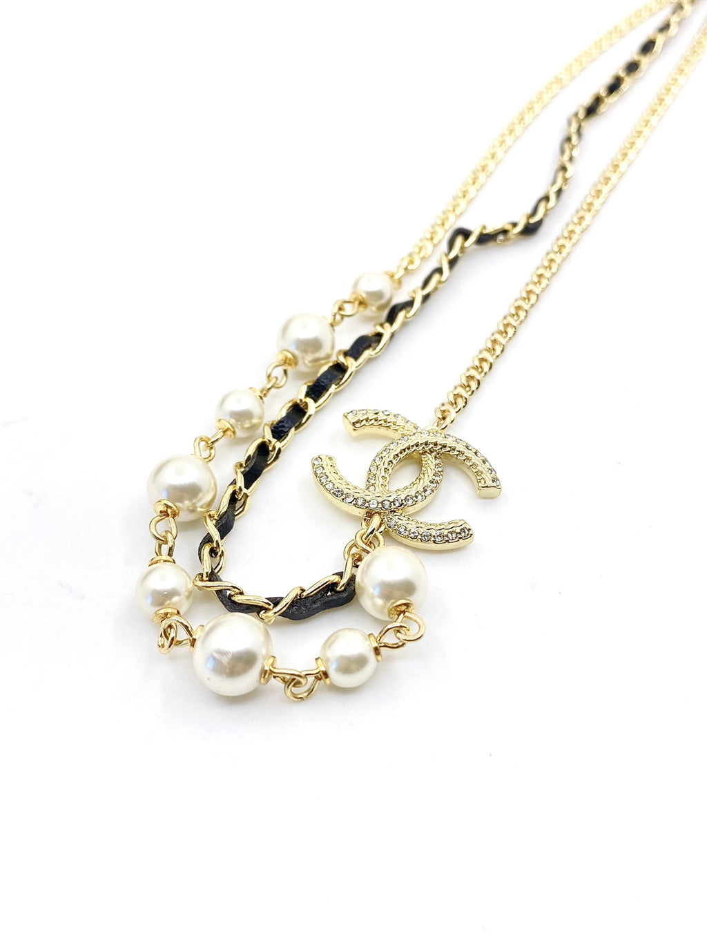 Chanel Pearls Strass Choker Necklace