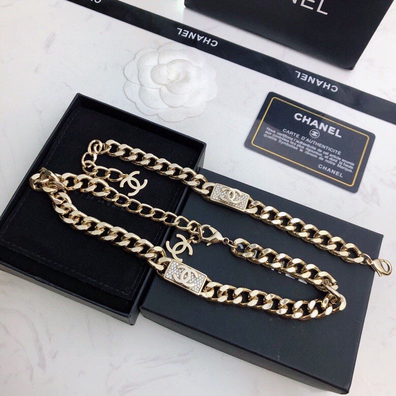 Chanel Diamonds Chain Necklace