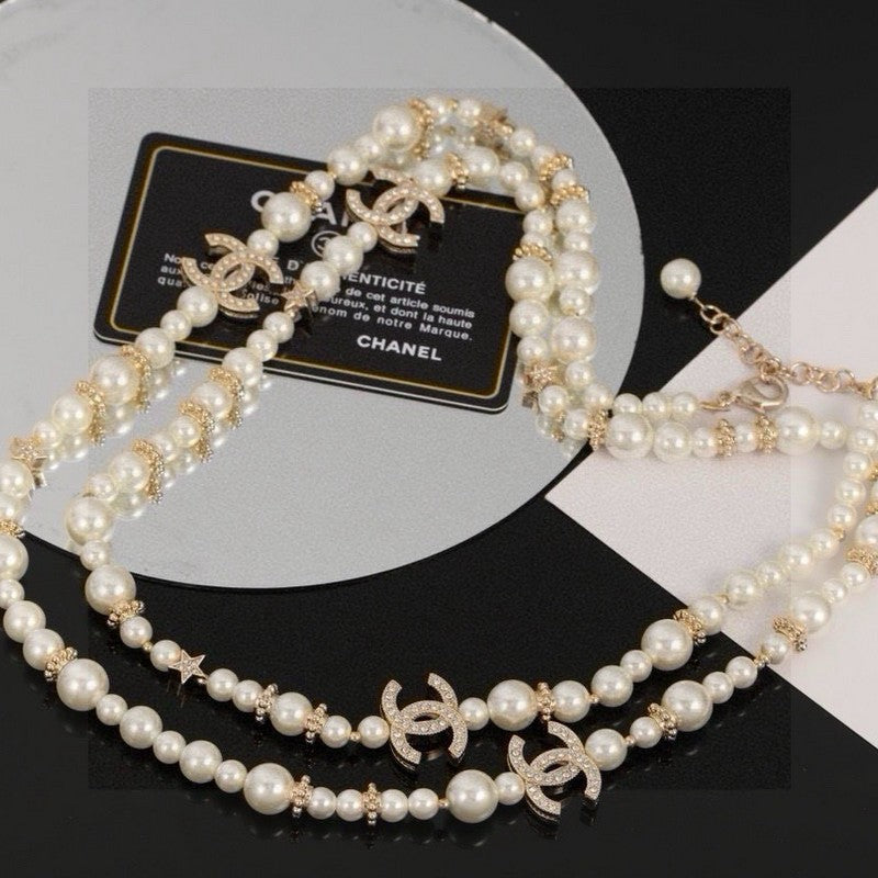 Chanel 26C Long Pearl Necklace