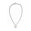Balenciaga Lovelock Set of Two Silver-tone Crystal Necklaces