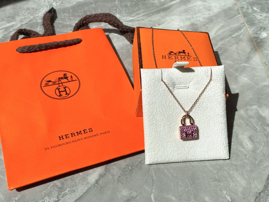 Amulettes Constance Pink Diamonds Pendant Necklace