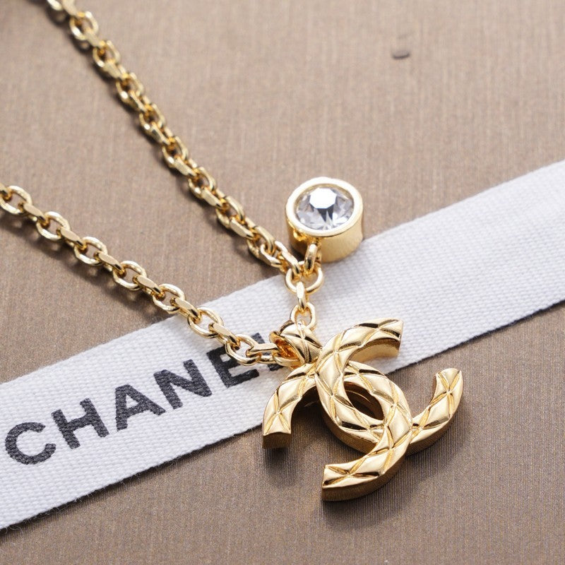 Chanel Diamond Gold Necklace