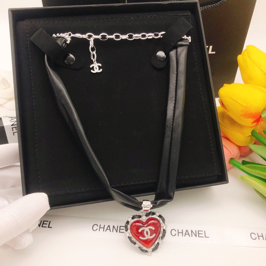 Chanel 2021 Leather Choker Necklace