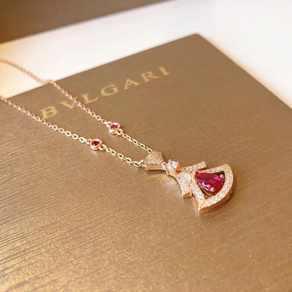 Bvlgari Dream Moissanite Necklace - 18K Gold