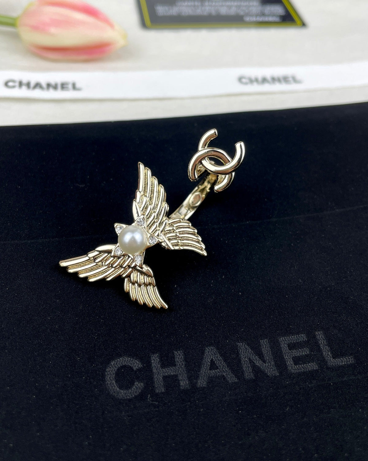 Chanel Butterfly Open Ring - 18K Yellow Gold
