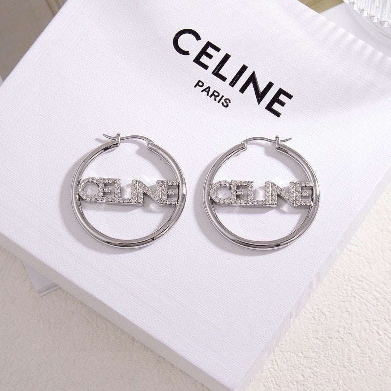 Celine Celine Diamond Earrings - 18K Gold