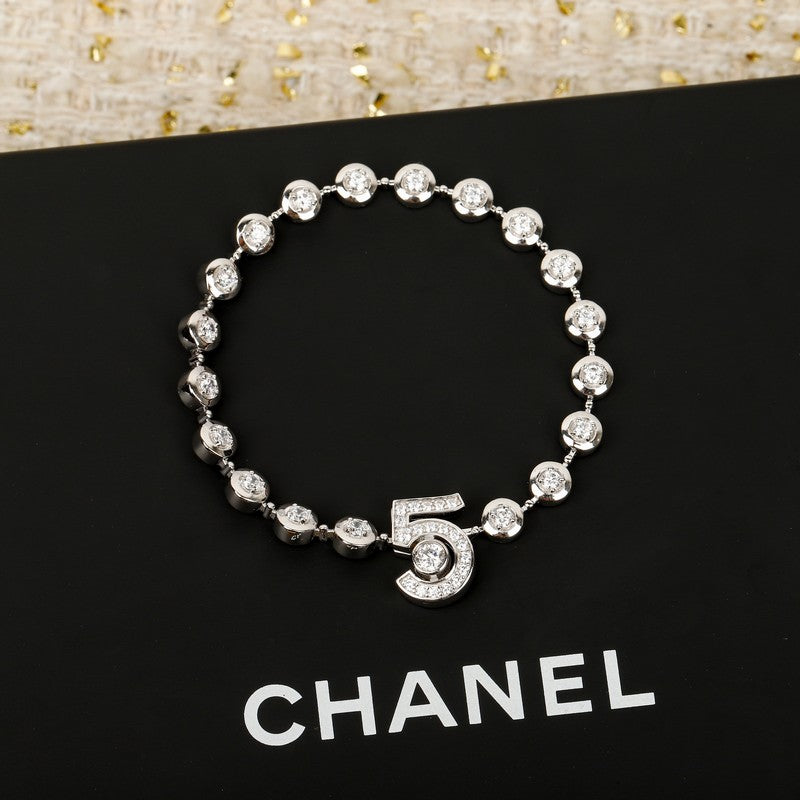 Chanel NO.5 Diamond Gold Bracelet