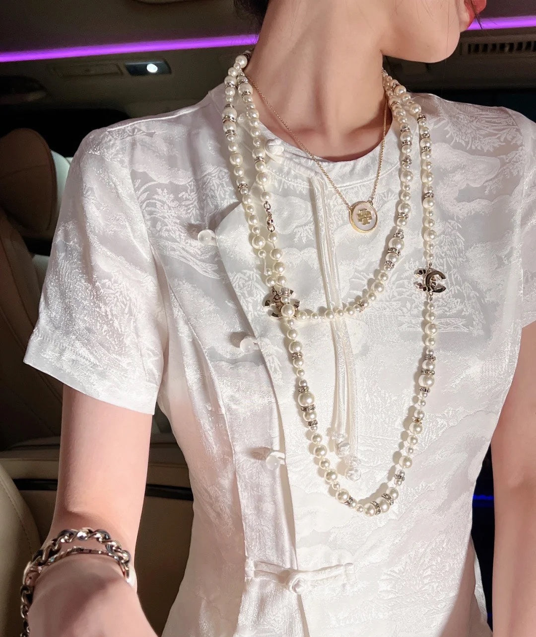 Chanel Pearls Long Necklace
