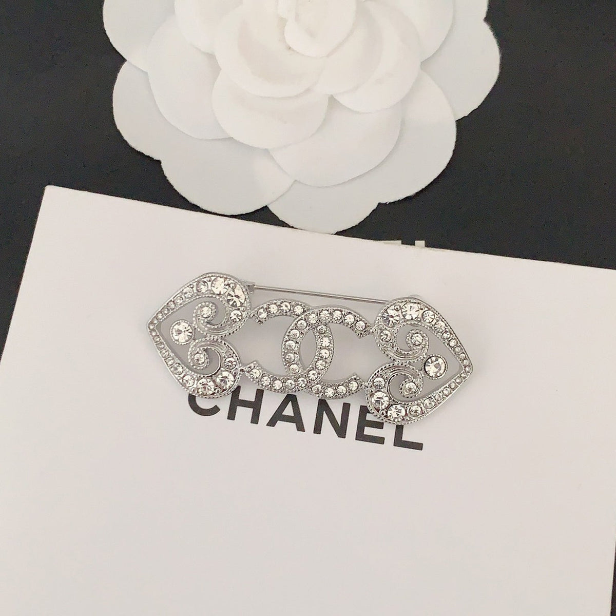 Chanel Heart Brooch