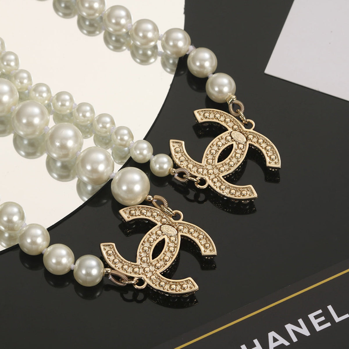 Chanel Long Pearl Necklace