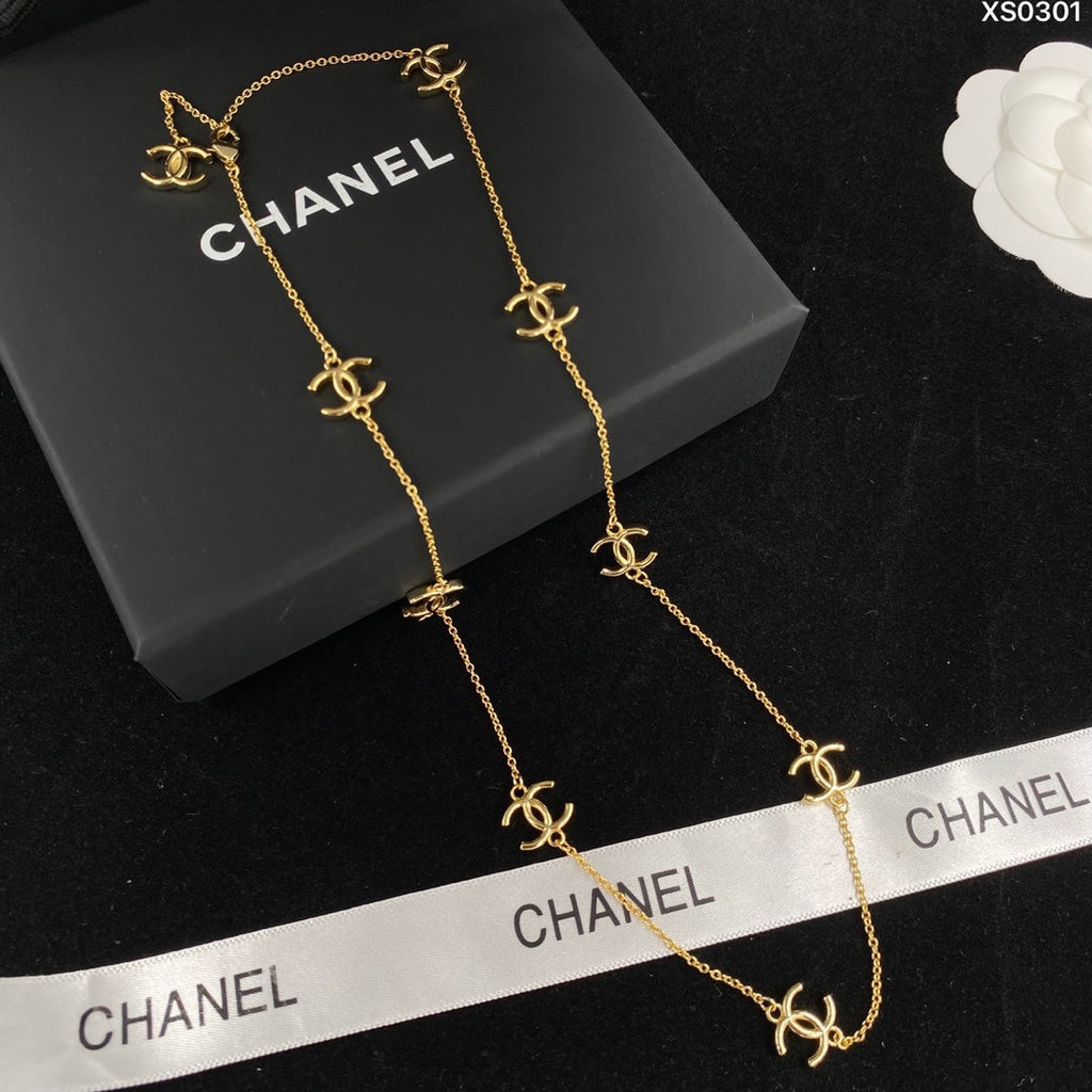 Chanel Multi-Logo Necklace
