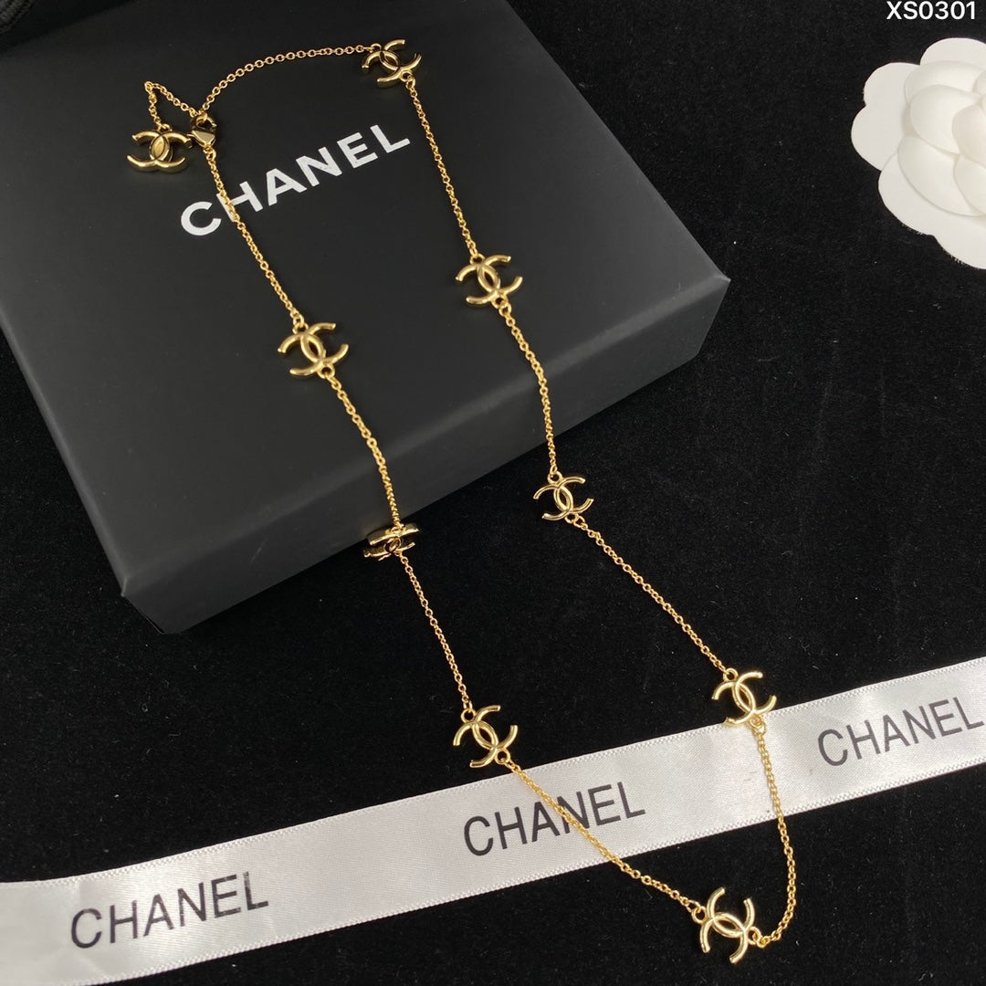 Chanel Multi-Logo Necklace