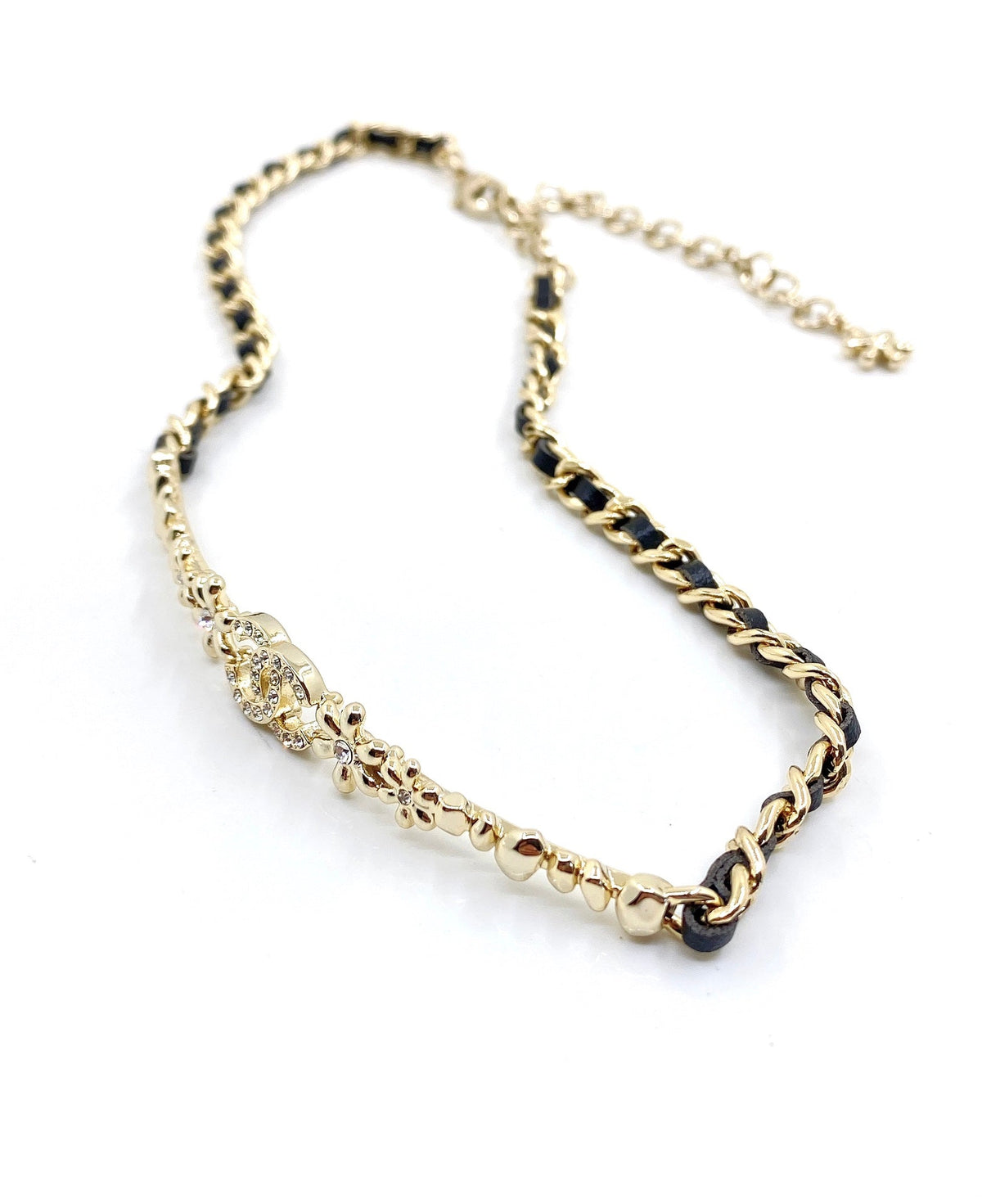 Chanel Leather Choker Necklace