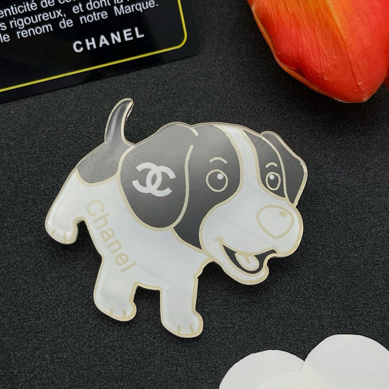 Chanel Dog Brooch