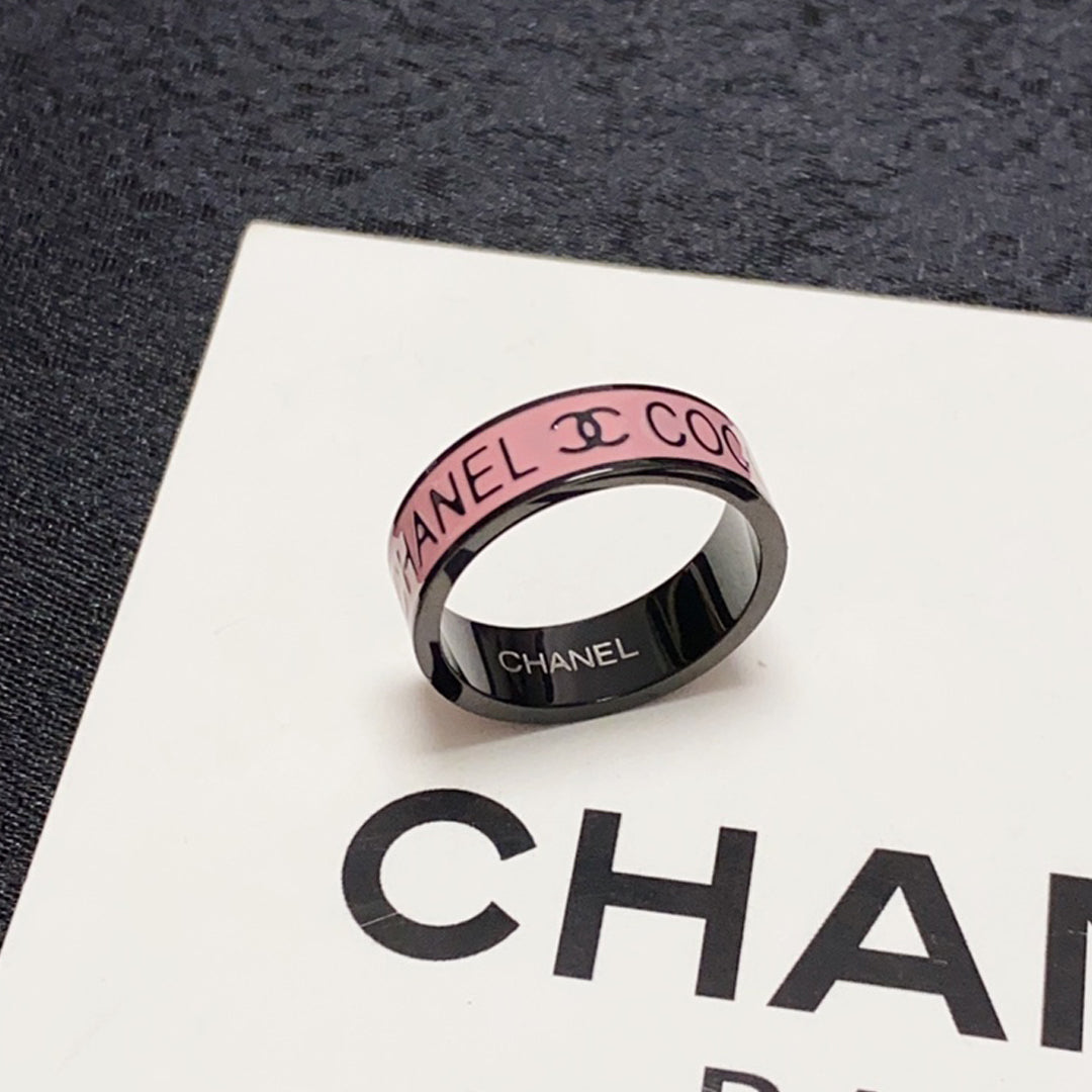 Chanel Coco Pink Ring - 18K White Gold