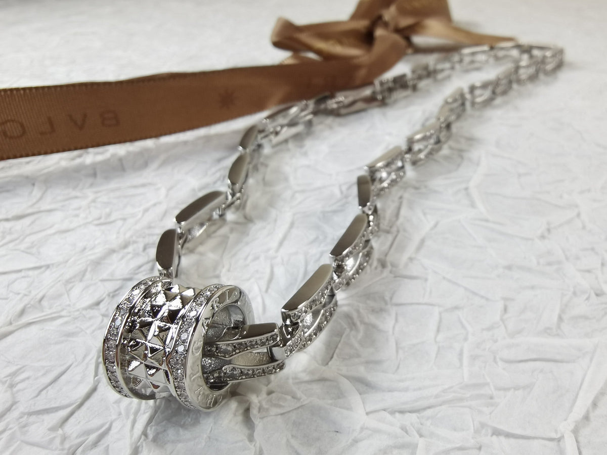 B.zero1 Diamonds Chain Link Necklace - 18K Gold