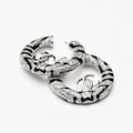 Chanel Black Diamond Earrings - 18K White Gold