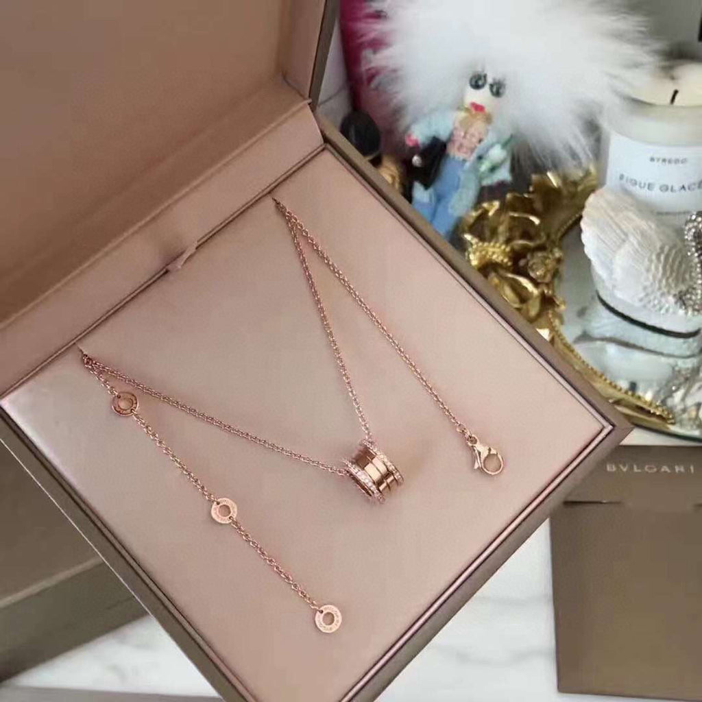 B.zero1 Pave Diamond Necklace - 18K Gold