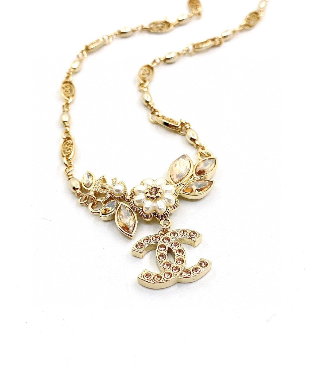 Chanel Flower Diamond Necklace