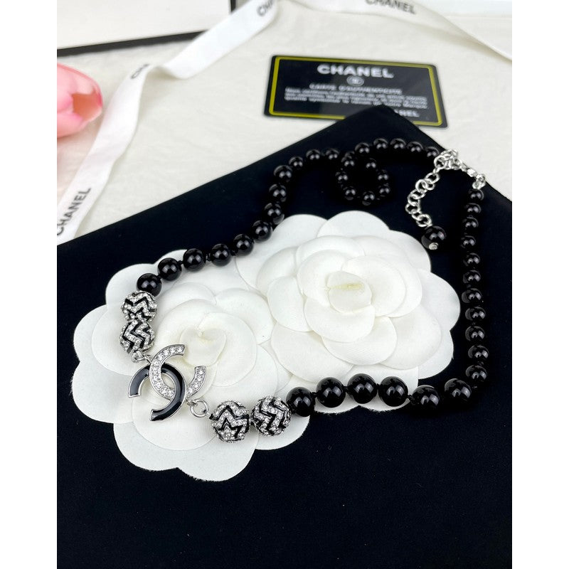 Chanel 24C Black Diamond Necklace