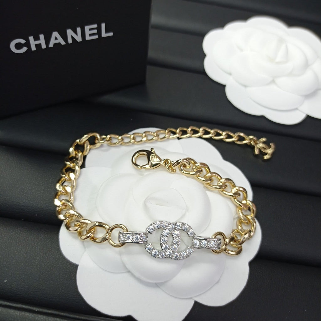 Chanel Diamond Chain Bracelet