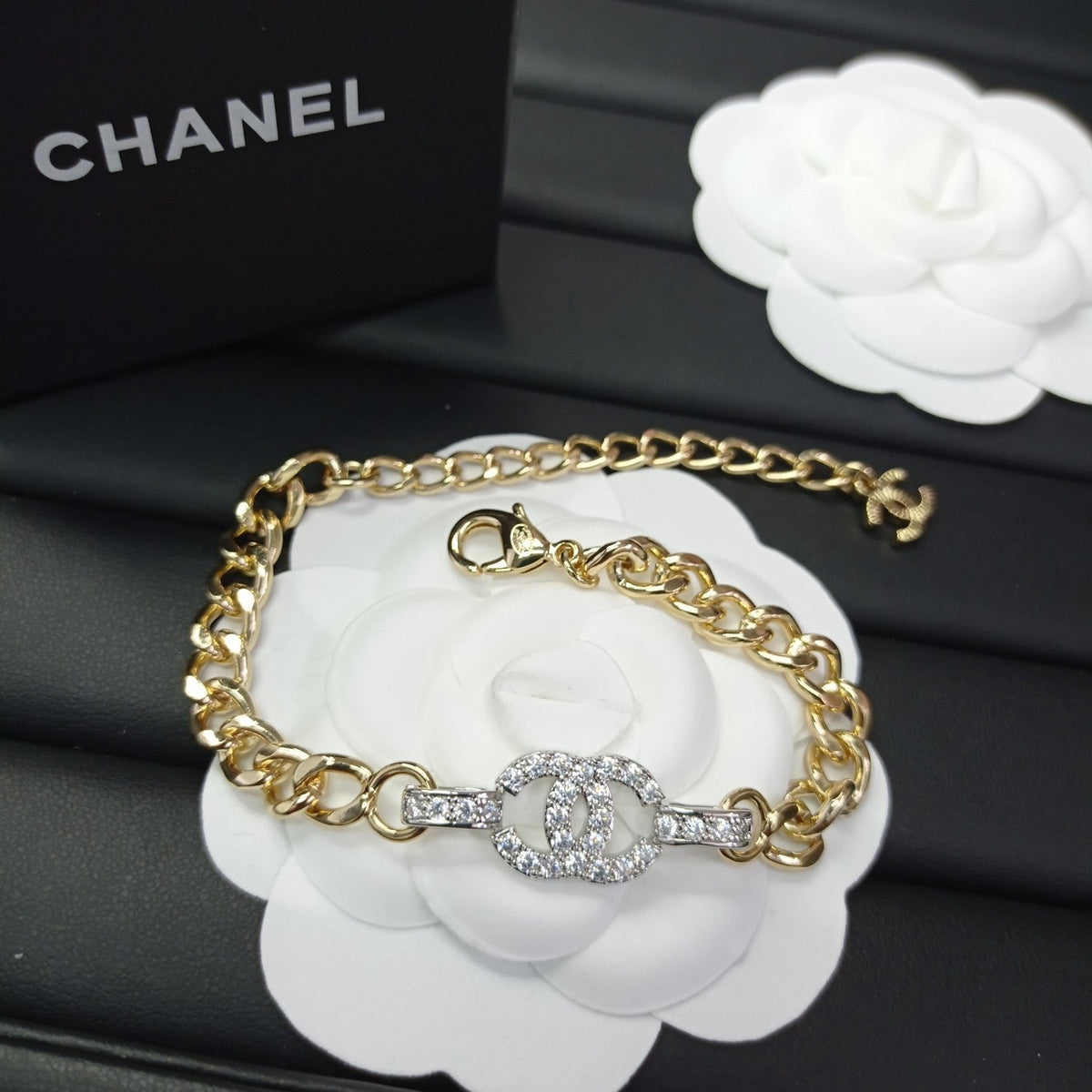 Chanel Diamond Chain Bracelet