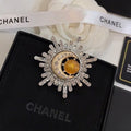 Chanel Crystal Brooch