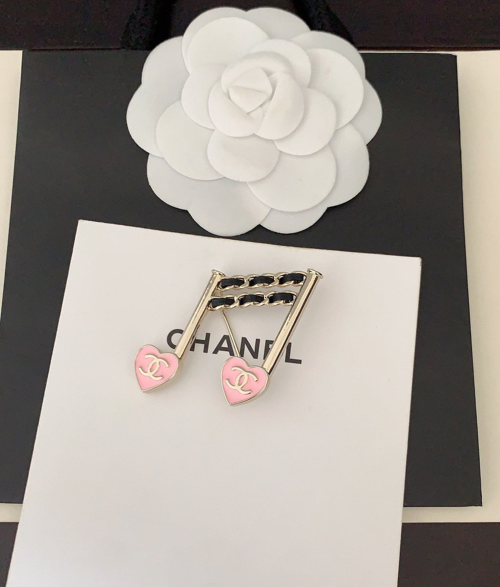 Chanel Music Symbol Brooch