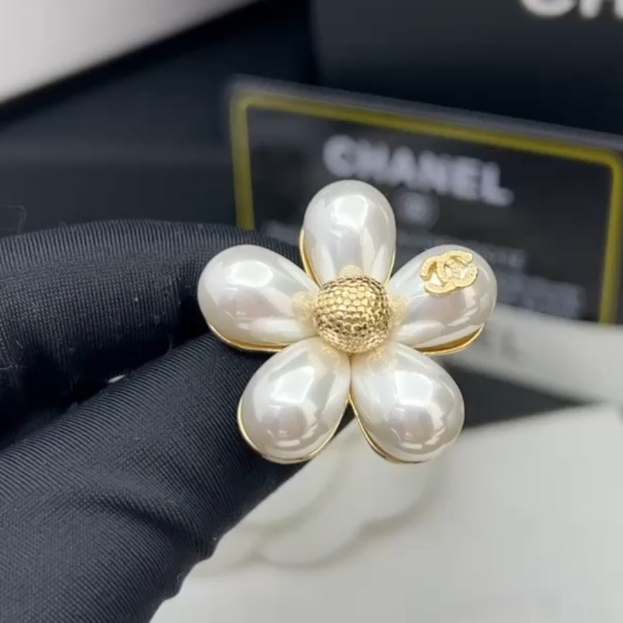 Chanel Pearl Brooch