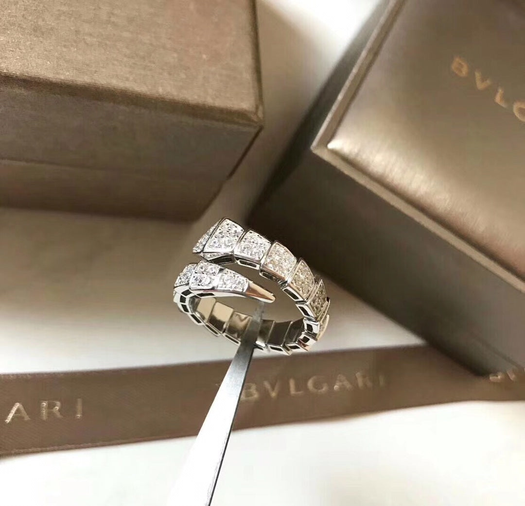 Bvlgari Serpenti Viper Ring - 18K Rose Gold