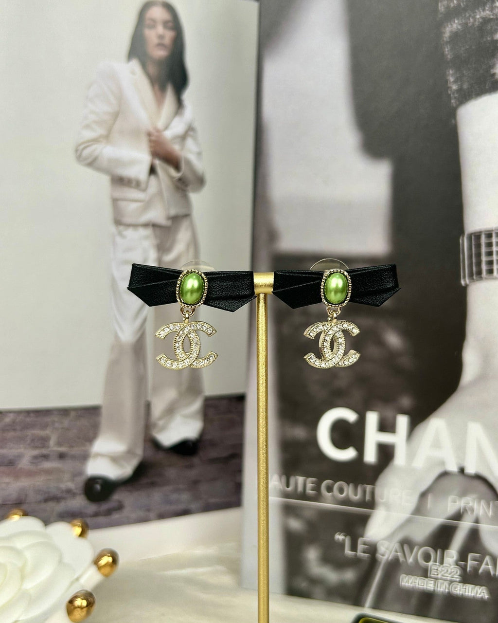 Chanel Bow Earrings - 18K Yellow Gold