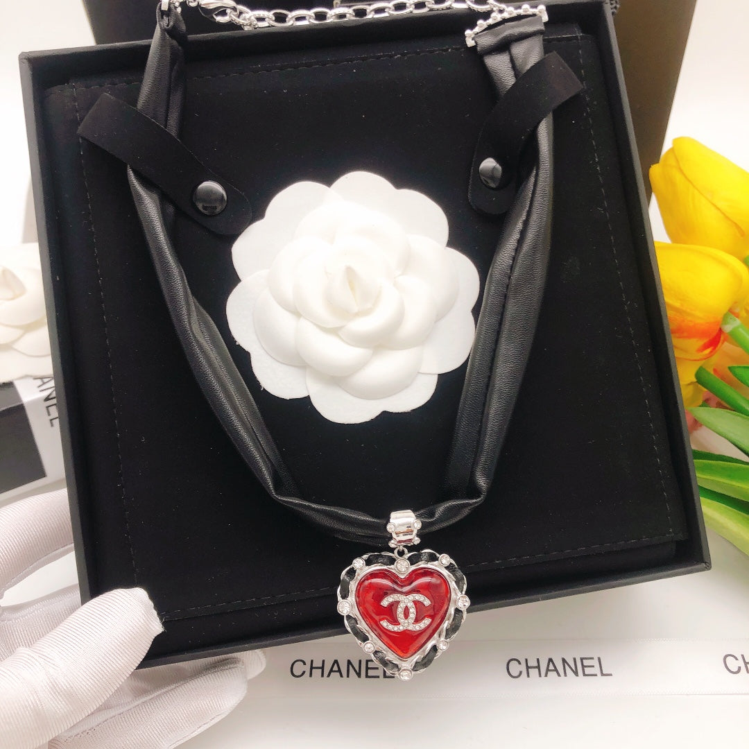 Chanel 2021 Leather Choker Necklace