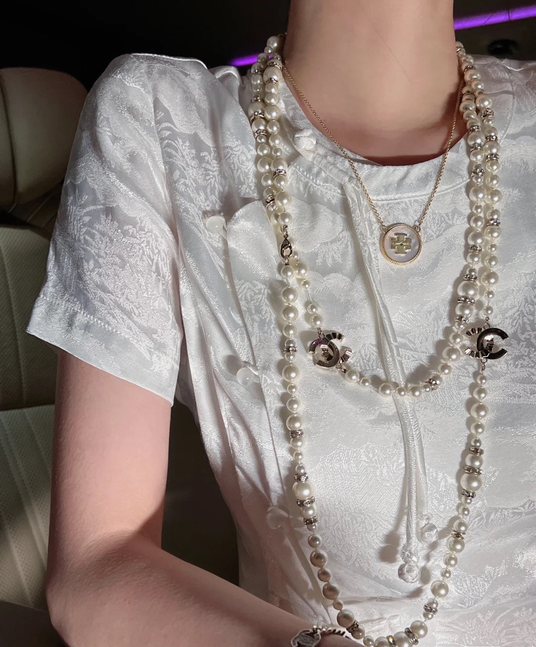 Chanel Pearls Long Necklace