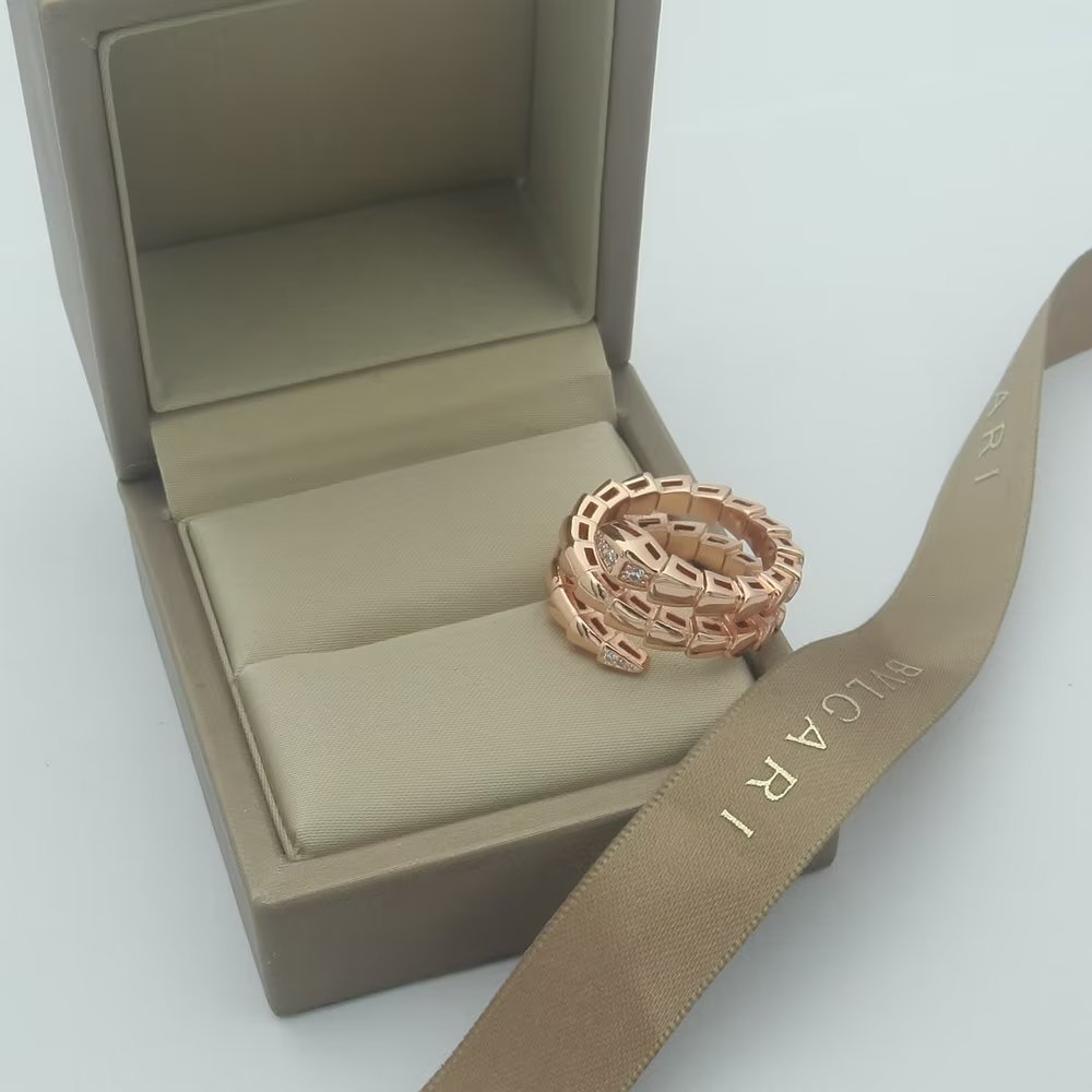 Bvlgari Serpenti Viper Demi Moissanite Ring - 18K Gold