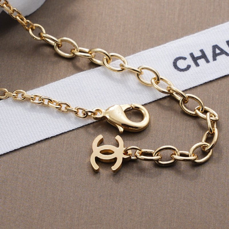 Chanel Diamond Gold Necklace