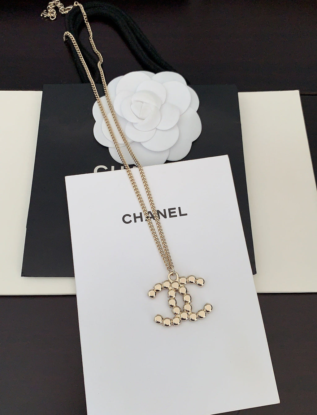 Chanel Color Crystal Necklace