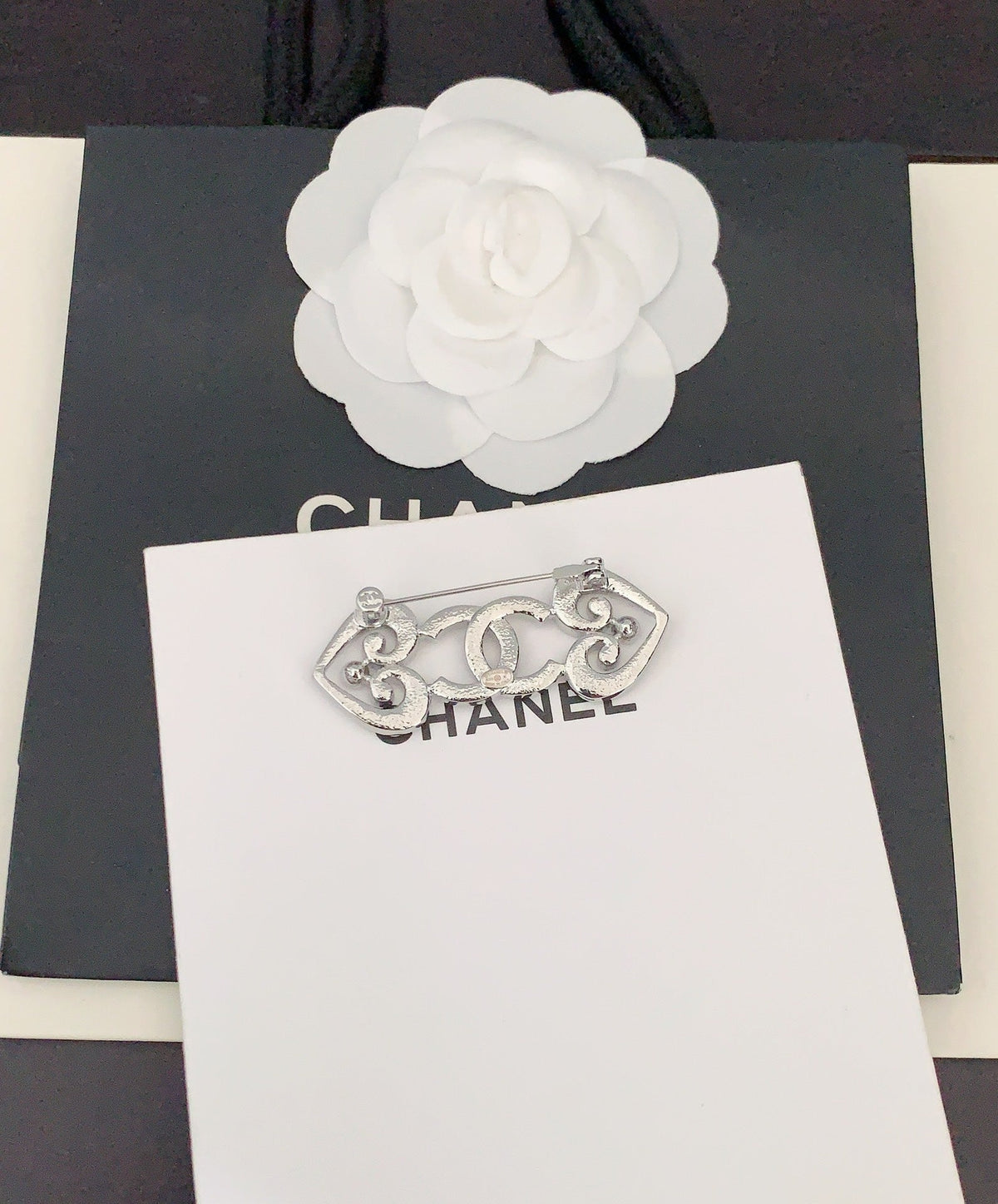 Chanel Heart Brooch