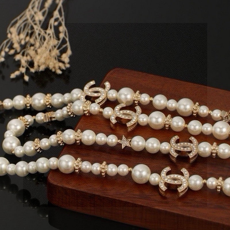 Chanel 26C Long Pearl Necklace