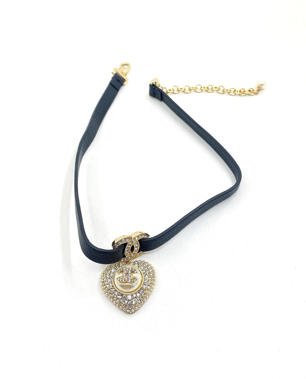 Chanel 2021 Leather Choker Necklace