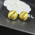 Celine Triomphe Cicle Earrings - 18K Gold