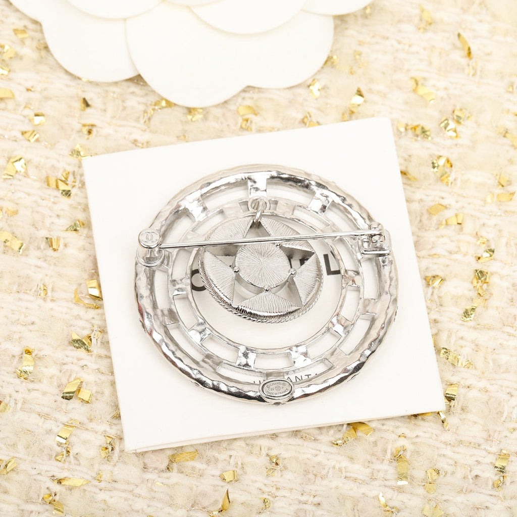 Chanel Black Diamond Brooch