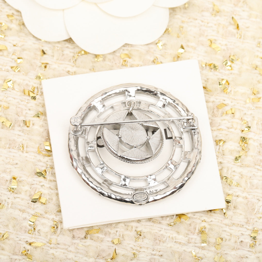 Chanel Black Diamond Brooch
