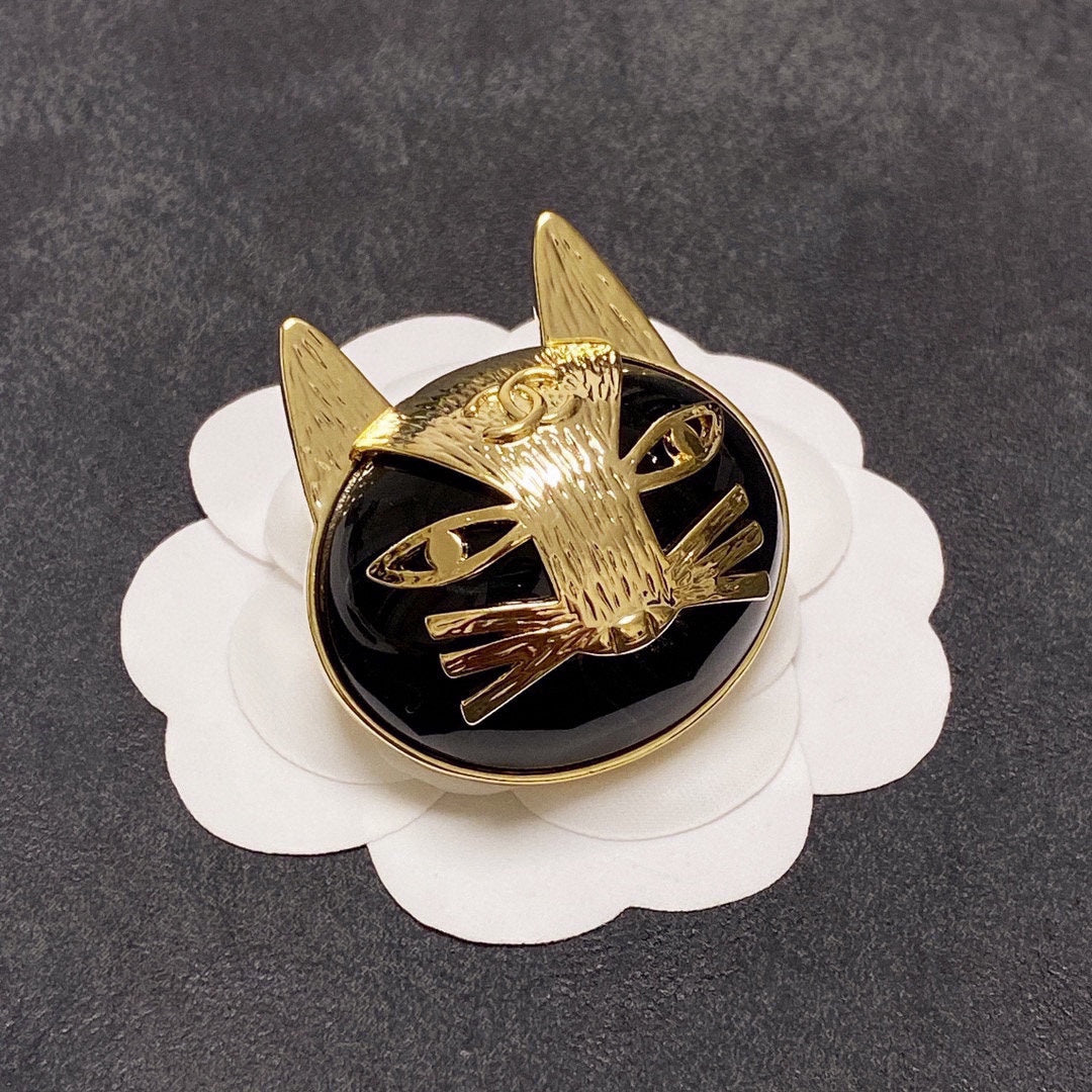 Chanel Cat Brooch