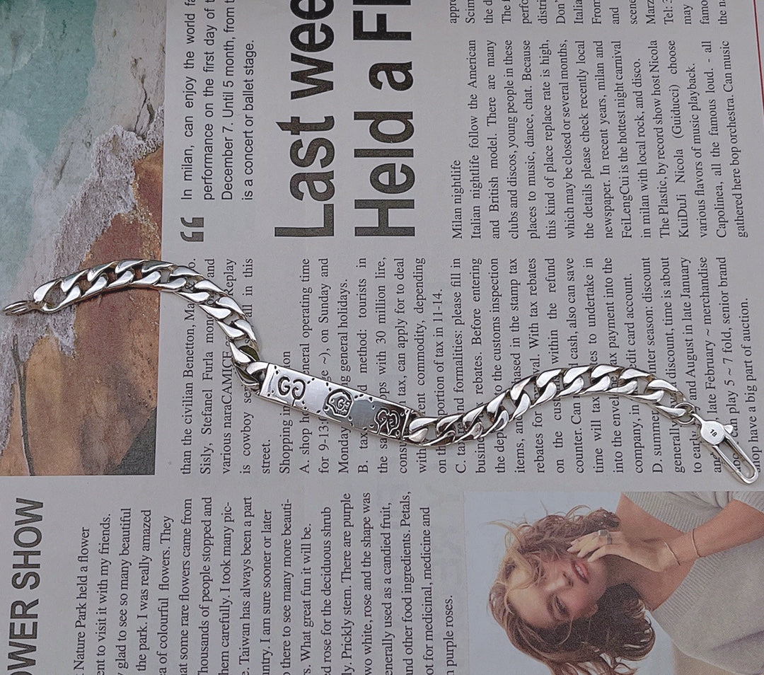 Gucci Double G Ghost Chain Bracelet