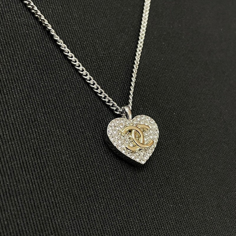 Chanel Diamond Heart Necklace