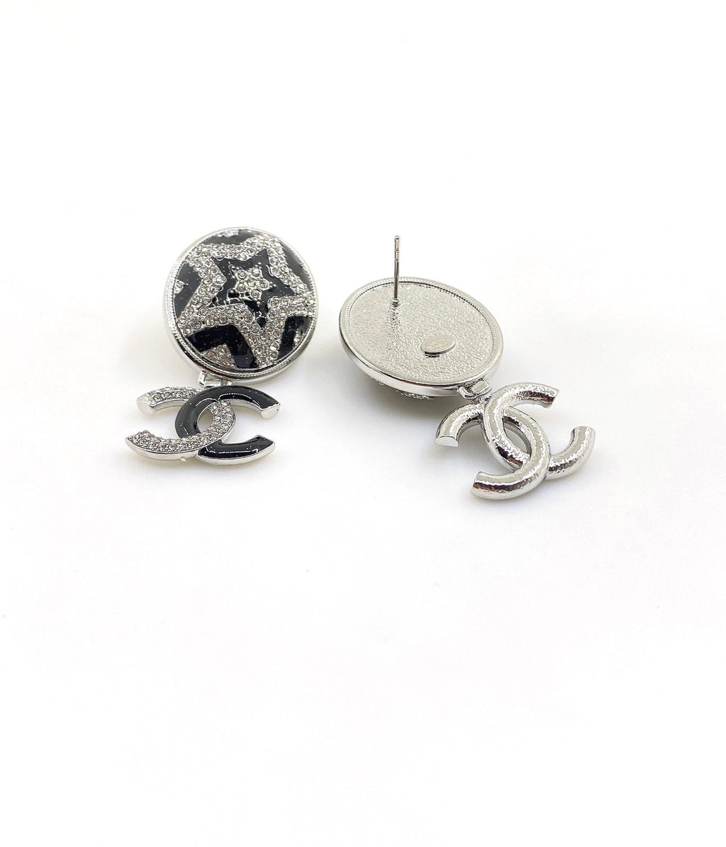 Chanel Diamond Earrings - 3.8 cm Height - 18K White Gold