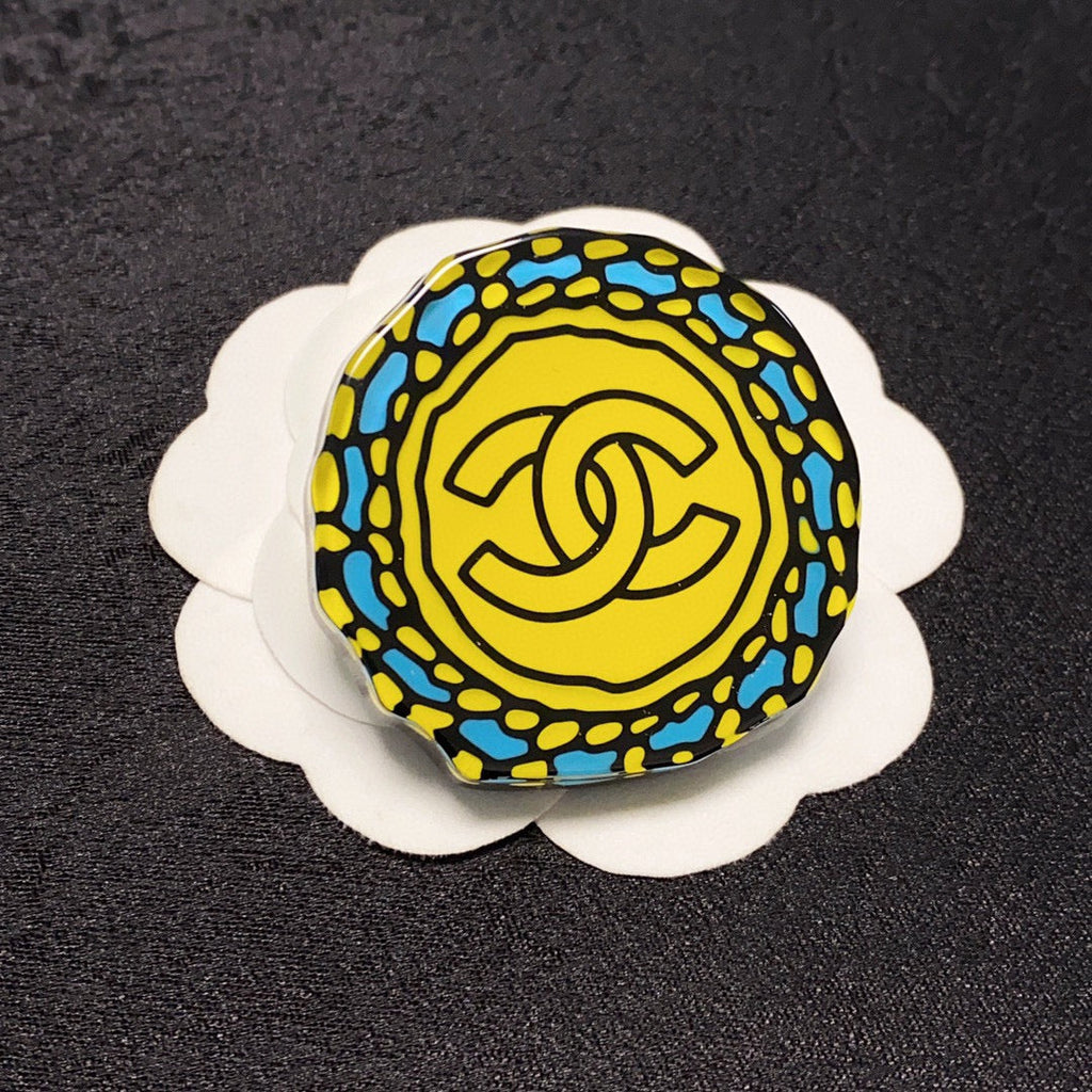 Chanel Color Brooch